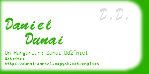 daniel dunai business card